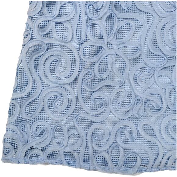 Cremieux Wendy Dress Sleeveless Lace Mini Blue sz 0 Women's Party Event NEW - Picture 10 of 10